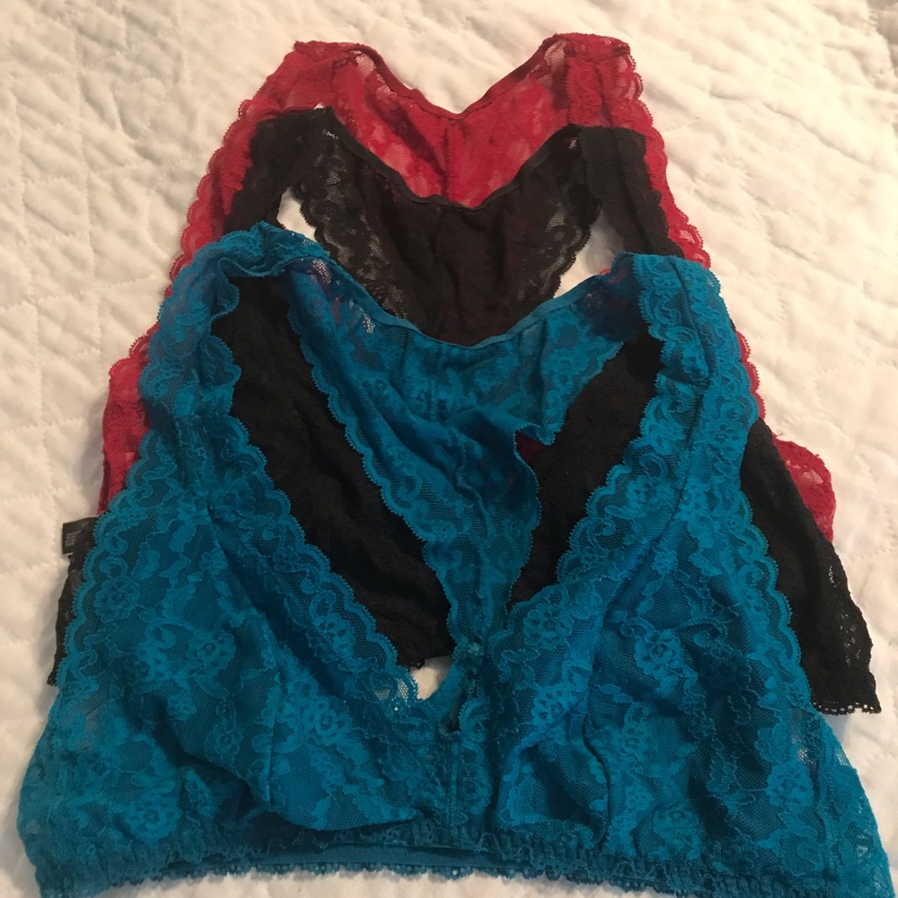 Three Victoria’s Secret Bralettes